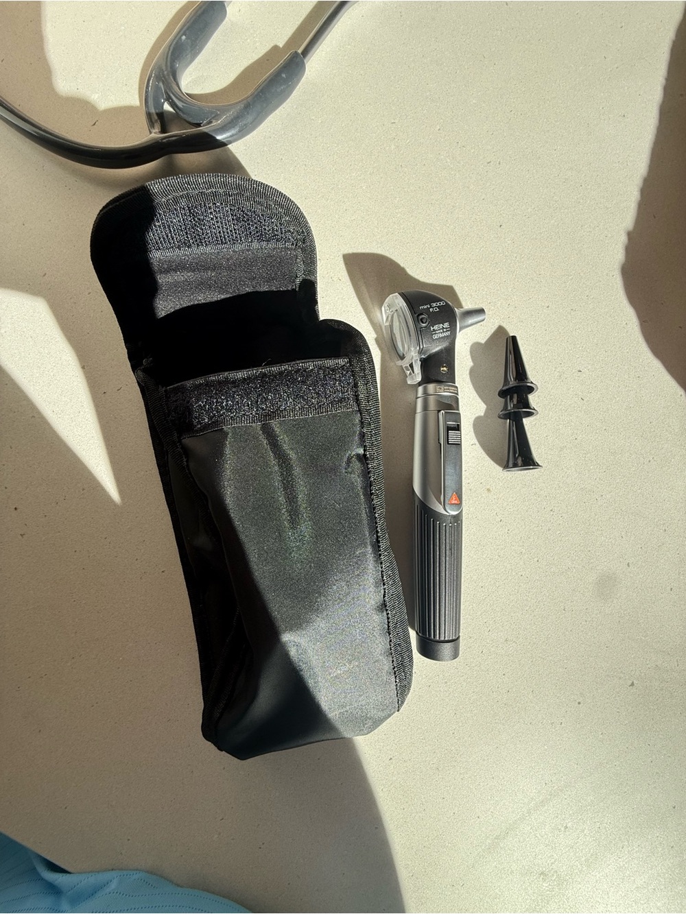 Heine Otoscope with Black Carrying Case